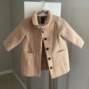 NWT babyGap Beige/Tan/Brown Coat Size 6-12 months